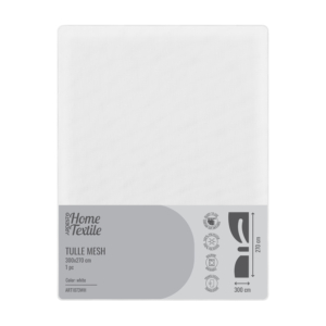 Tulle ARDESTO 300x270cm, mesh, 100% polyester, white