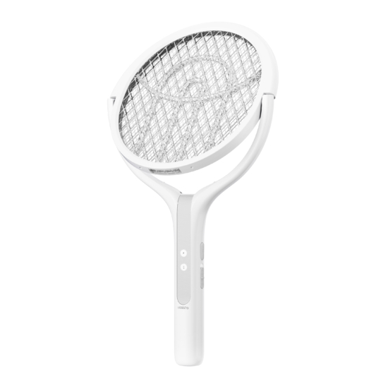 Electric fly swatter ARDESTO, grid 2800 V, battery 1800 mAh, USB-C > USB-A, white
