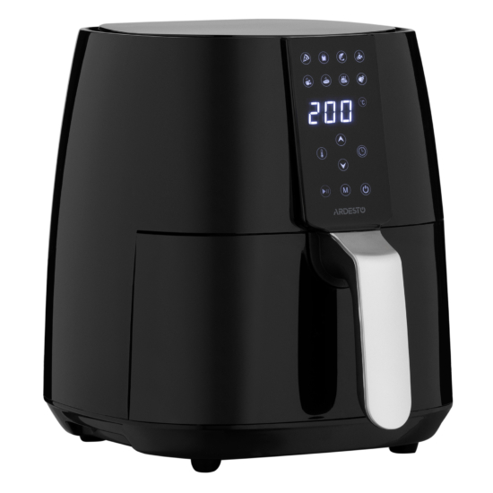 Air fryer ARDESTO 1450W, bowl-4L, touch control, 8 auto programs, plastic, black