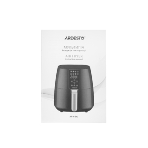 Air fryer ARDESTO 1450W, bowl-4L, touch control, 8 auto programs, plastic, black