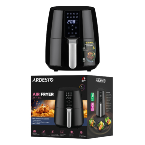 Air fryer ARDESTO 1450W, bowl-4L, touch control, 8 auto programs, plastic, black