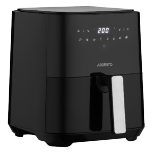 Air fryer ARDESTO 1450W, bowl-5L, touch control, 8 auto programs, plastic, black