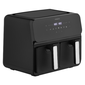 Air fryer ARDESTO 1700W, bowl-2*4.5L, touch control, 7 auto programs, plastic, black