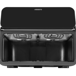 Air fryer ARDESTO 1700W, bowl-2*4.5L, touch control, 7 auto programs, plastic, black