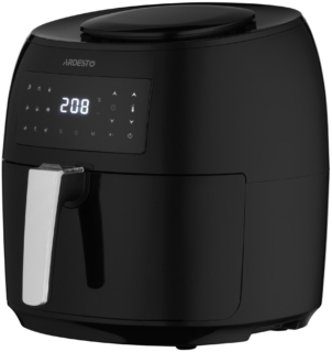 Air fryer ARDESTO 1800W, bowl-5.7L, touch control, 9 auto programs, plastic, black