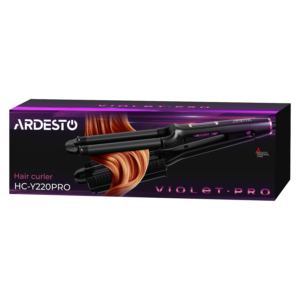 Curling iron ARDESTO for wave curler Violet Pro, 90W, 170-210C, ceramics, black