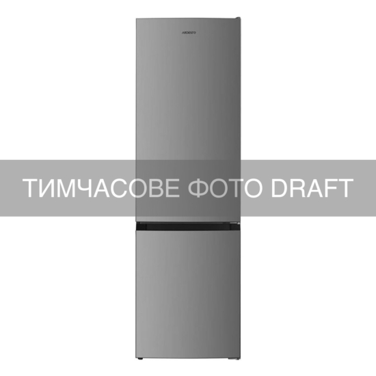 Refrigerator ARDESTO bottom freezer, 180×55х56, ref-245L, freez.-97L, 2doors, А+, ST, inox
