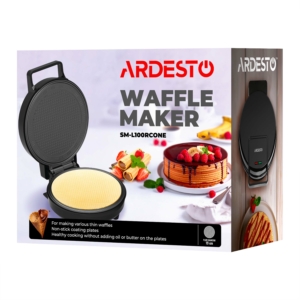 Waffle iron ARDESTO 1200W, device body-plastic, black