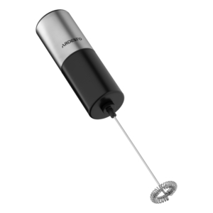 Hand Milk ARDESTO frother MBC-S1SSST ААx2, with stand, black-silver