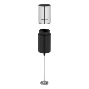 Hand Milk ARDESTO frother MBC-S1SSST ААx2, with stand, black-silver