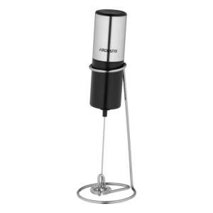 Hand Milk ARDESTO frother MBC-S1SSST ААx2, with stand, black-silver