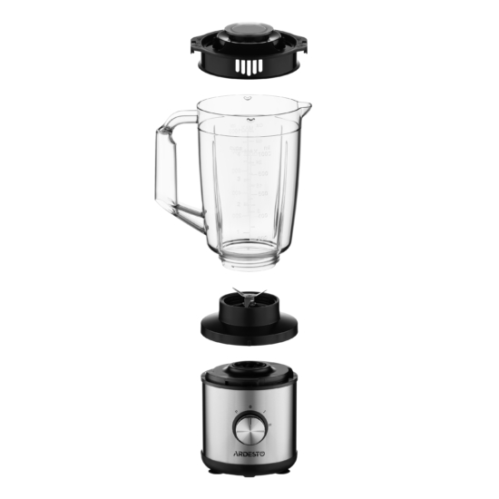Multifunctional blender ARDESTO, 400W, 5in1, bowl-1000ml, silver-black