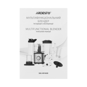Multifunctional blender ARDESTO, 400W, 5in1, bowl-1000ml, silver-black