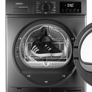 Dryer ARDESTO heat pump Black Mars, 8kg, A++, 65cm, display, drum lighting, grey