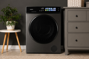 Washer-dryer ARDESTO front load, 10(6)kg, 1400, A, 60cm, display, steam, inverter, silver