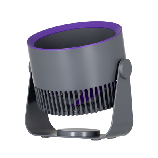 Вентилятор ARDESTO OneBreeze FT-M55GR настільний/настінний, 14см, акумулятор, USB-A Type-C, сірий