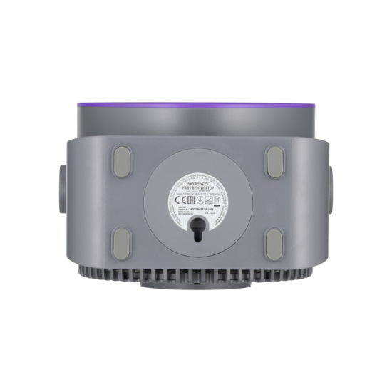 Вентилятор ARDESTO OneBreeze FT-M55GR настільний/настінний, 14см, акумулятор, USB-A Type-C, сірий