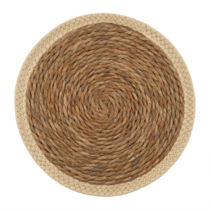 Placemat Ardesto, 38cm, corn fiber, paper cord, round, natural