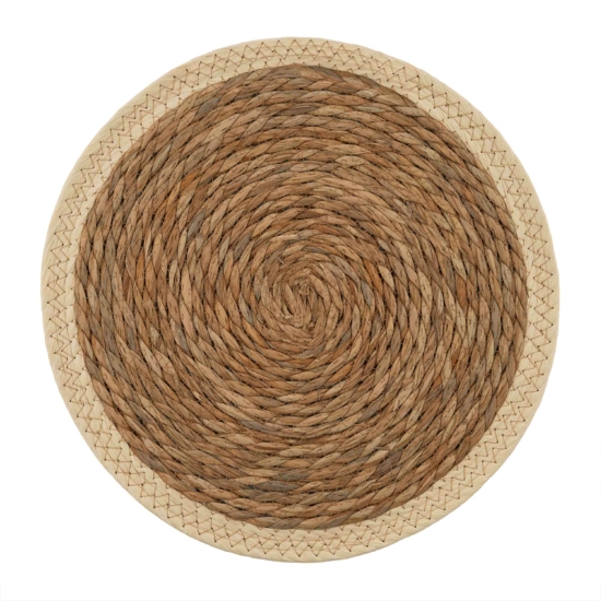 Placemat Ardesto, 38cm, corn fiber, paper cord, round, natural