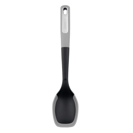 Spoon ARDESTO Gemini 34cm, plastic, silicone, grey, black