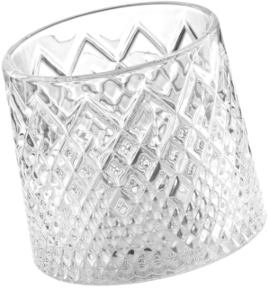 Whiskey glasses set ARDESTO Lyra Rotate Сlumsy 300ml, 6pcs, glass, transparent
