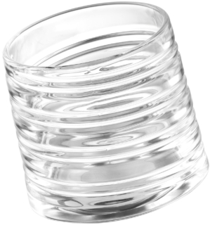 Whiskey glasses set ARDESTO Pavo Rotate Сlumsy 300ml, 6pcs, glass, transparent