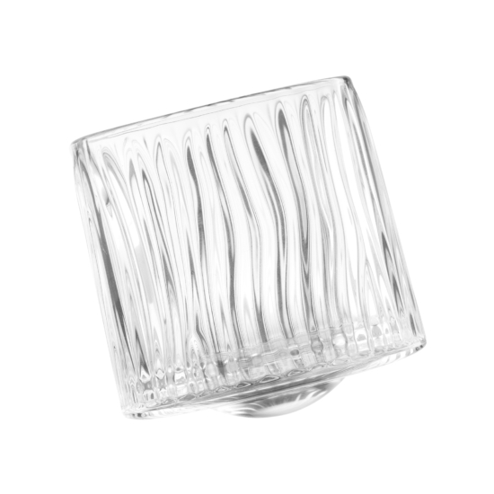 Whiskey glasses set ARDESTO Ara Rotate Сlumsy 300ml, 6pcs, glass, transparent