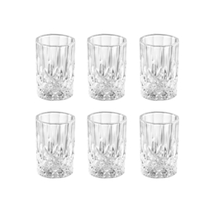 Short glasses set ARDESTO Polaris 40ml, 6pcs, glass, transparent