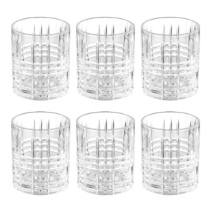 Whiskey glasses set ARDESTO Aquila Rotate 285ml, 6pcs, glass, transparent