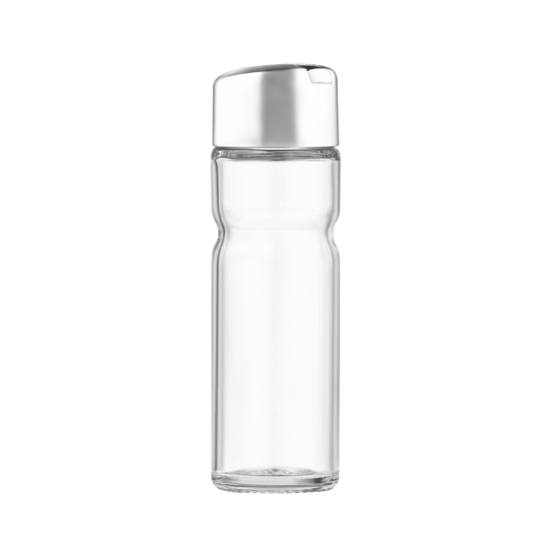 Salt and pepper set with stand Ardesto Gemini, 20.5cm, 5psc, stainless steel, glass, transparent