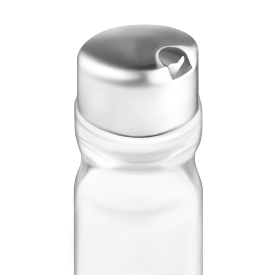 Salt and pepper set with stand Ardesto Gemini, 20.5cm, 5psc, stainless steel, glass, transparent