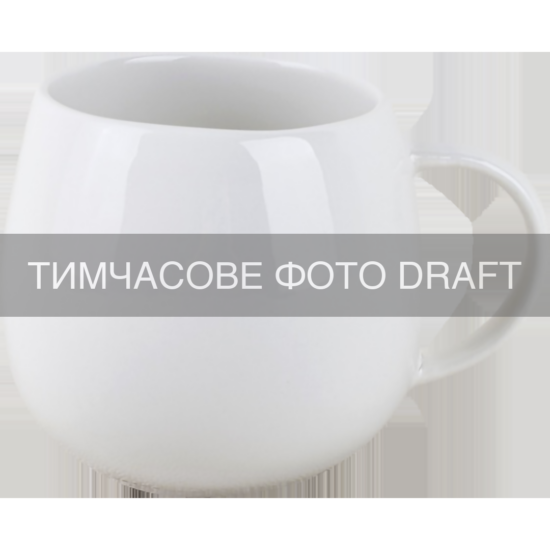 Чашка ARDESTO Novara, 400мл, порцеляна, білий