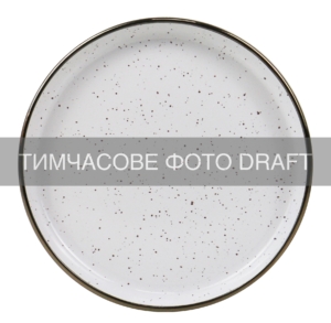 Dinner plate ARDESTO Piemonte, 26.6cm, ceramic, white