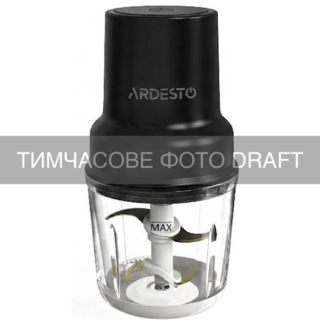 ARDESTO Сhopper, 500W, bowl-500ml, glass, plastic, black