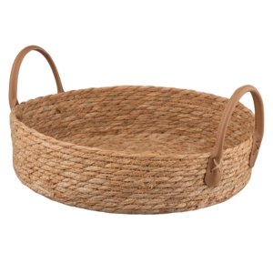 Set of woven baskets Ardesto Prestigio, with handles, (31х10см, 34х8,5см) 2 pcs, seagrass, beige