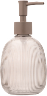 Диспенсер для мыла ARDESTO Minimalism Mellon, 350мл, стекло и пластик, серый