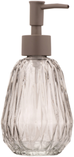 Диспенсер для мыла ARDESTO Minimalism Fremont, 280мл, содово-известковое стекло и пластик, серый