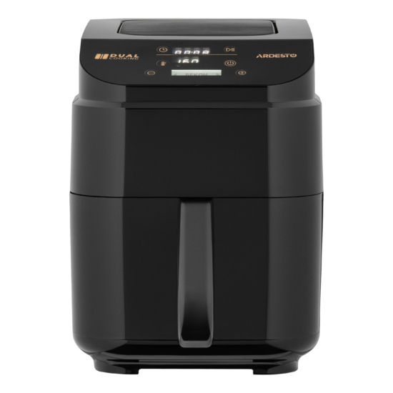 Air fryer ARDESTO 1500W, bowl-5.5l, touch control, 10 avto. progpams, plastic, black