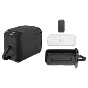 Air fryer ARDESTO 1500W, bowl-5.5l, touch control, 10 avto. progpams, plastic, black