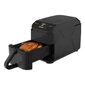 Air fryer ARDESTO 1500W, bowl-5.5l, touch control, 10 avto. progpams, plastic, black