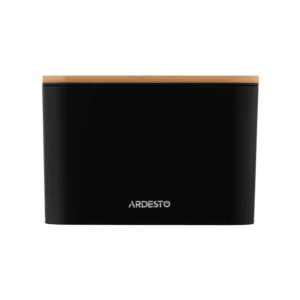 Bathroom set Ardesto Minimalism, 3items, polypropylene, bamboo, black