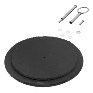 Two-tier stand Ardesto, 25cm, slate, stainless steel, black