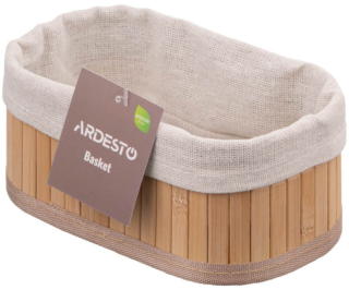 Кошик Ardesto Midori 17х10х7см, бамбук, бавовна