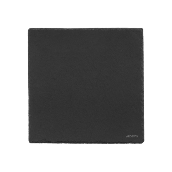Serving board Ardesto, 25?25cm, slate, black