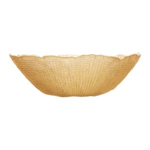 Салатник ARDESTO Golden ice 27.5×8.7см, 2000мл, стекло, золотистый