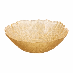 Салатник ARDESTO Golden ice 27.5×8.7см, 2000мл, стекло, золотистый