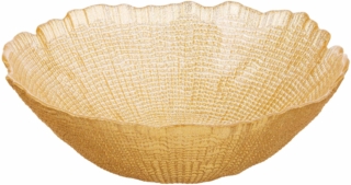 Салатник ARDESTO Golden ice 27.5×8.7см, 2000мл, стекло, золотистый