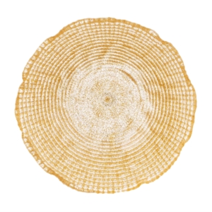 Salad bowl ARDESTO Golden ice 16x5cm, 460ml, glass, golden