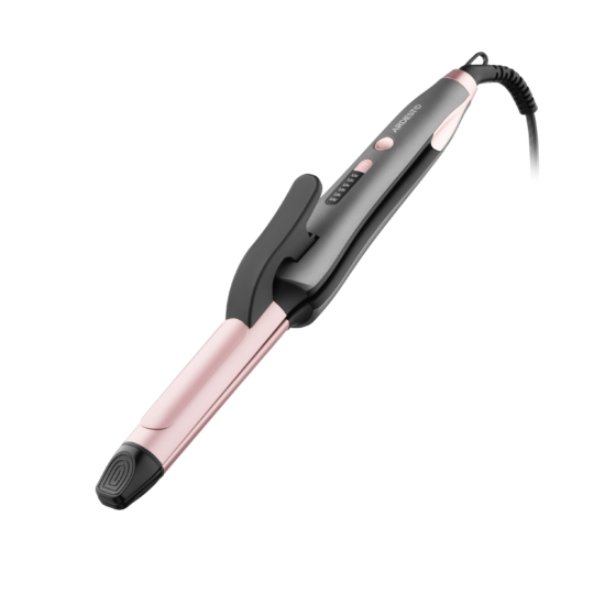 Плойка-випрямляч 2в1 ARDESTO Pink Touch, 65Вт, 100-200C, кераміка, сірий+рожевий