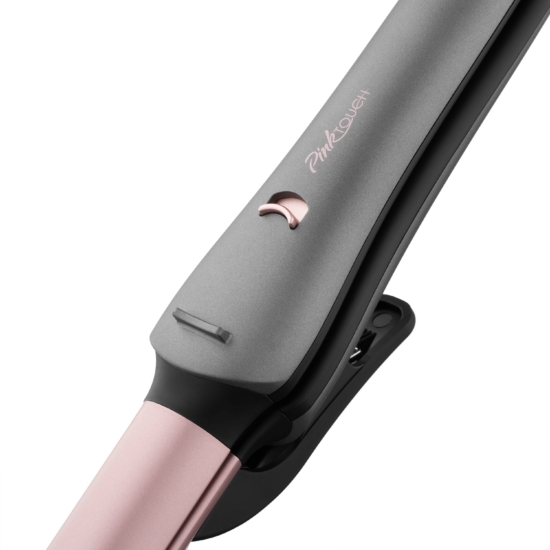 Плойка-випрямляч 2в1 ARDESTO Pink Touch, 65Вт, 100-200C, кераміка, сірий+рожевий